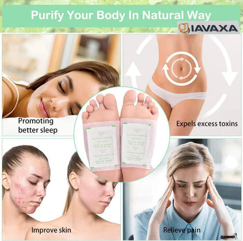 Fitpiick Premium Natural Detox Foot Patches (2x5 packs) BUY 1 GET 1 FREE