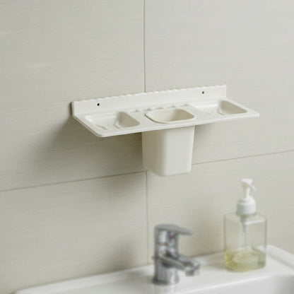 4 in 1 Wall-Mounted Bathroom Organizer - (1 Pc)